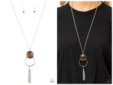 Nice To GLOW You - Brown Necklace
