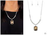 Fit for a DRAMA QUEEN - Brown Necklace