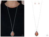 Here Today, PATAGONIA Tomorrow - Brown Necklace