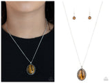 Tranquil Talisman - Brown Necklace
