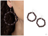 Living The WOOD Life - Brown Earring