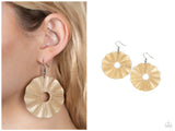 Fan the Breeze - Brown Earring