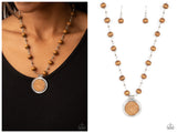 Soulful Sunrise - Brown Necklace