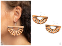 Wooden Wonderland - Brown Earring