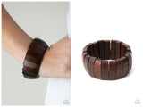 Raise The BARBADOS - Brown Bracelet