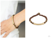 Grounded in Grit - Brown Bracelet