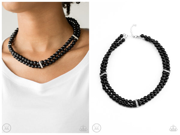 Put On Your Party Dress - Black Choker