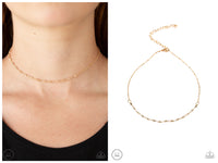 Take A Risk - Gold Choker