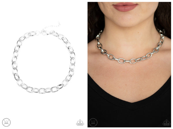 Urban Uplink - Silver Choker