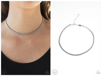 Flat Out Fierce - Silver Choker