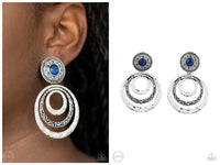 Bare Your Soul - Blue Clip-on Earring