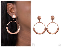 Rustic Horizons - Copper Clip-on Earring