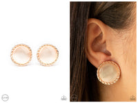 Get Up and GLOW - Rose Gold Clip-on Earring