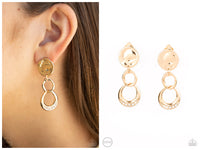 Reshaping Refinement - Gold Clip-on Earring