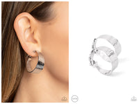 Versatile Velocity - Silver Clip-on Earring