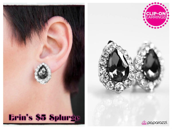 A Touch Of Magic - Silver Clip-on Earring