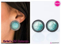 Big Country - Blue Clip-on Earring