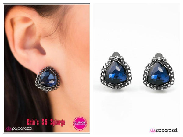 Magic Moment - Blue Clip-on Earring