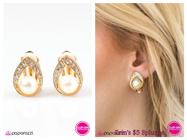 Top CLASSIC - Gold Clip-on Earring