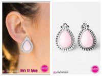 Tart Up - Pink Clip-on Earring