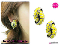 Bittersweet - Yellow Clip-on Earring