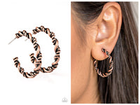 Plainly Panama - Copper Hoop Earring