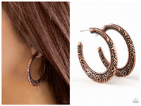 Rumba Rendezvous - Copper Hoop Earring