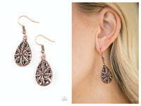 Western Wisteria - Copper Earring