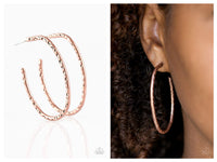 Rural Rambler - Copper Hoop Earring