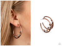 Attractive Allure - Copper Hoop Earring