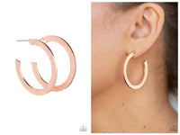 HAUTE Glam - Copper Hoop Earring