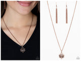 Lotus Retreat - Copper Necklace