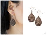 Mayan Mecca - Copper Earring