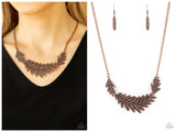 Queen of the QUILL - Copper Necklace