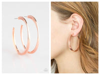 HAUTE Gossip - Copper Hoop Earring