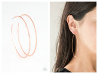 Hooked On Hoops - Copper Hoop Earring