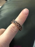 Vintage Copper Dainty Band Ring