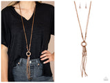 Tasseled Trinket - Copper Necklace