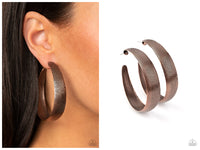 Desert Wanderings - Copper Hoop Earring