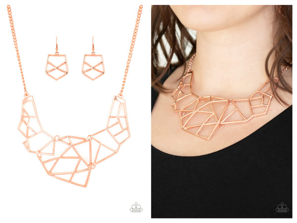 World Shattering - Copper Necklace