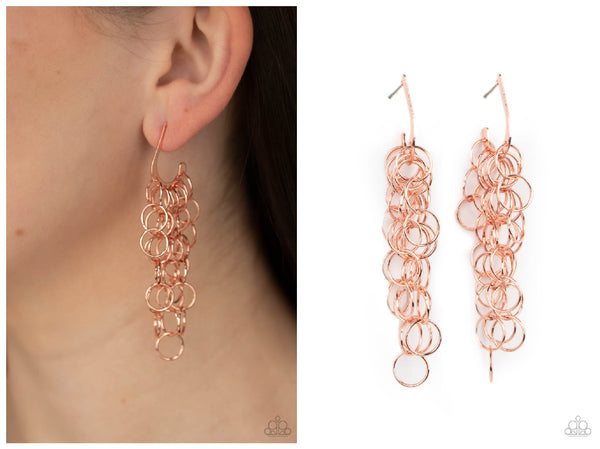 Long Live The Rebels - Copper Hoop Earring