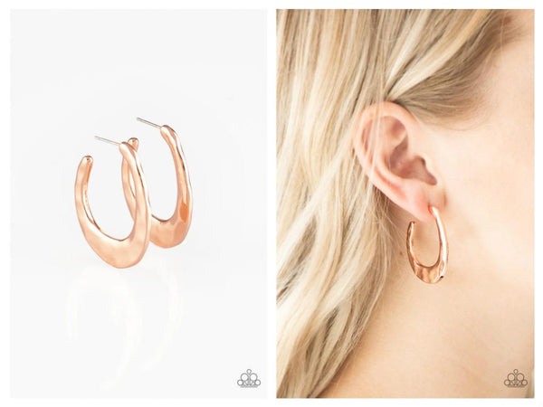 HOOP Me UP! - Copper Hoop Earring