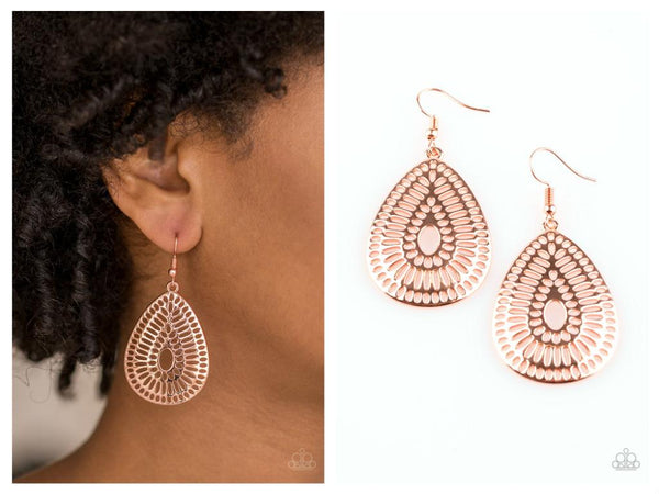 You Look GRATE! - Copper Earring