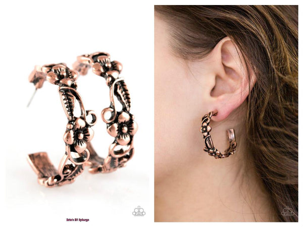 Garden County - Copper Hoop Earring