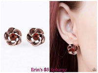 GARDENIA Variety - Copper Post Earring