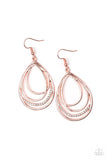 Start Each Day With Sparkle - Copper Earring