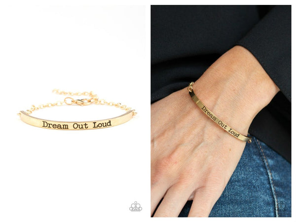 Dream Out Loud - Gold Bracelet