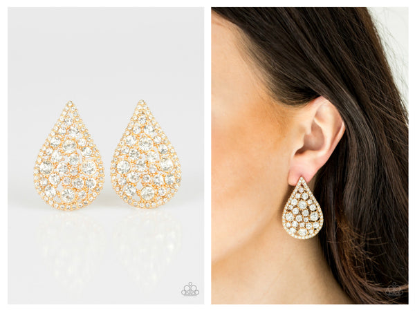 REIGN-Storm - Gold Post Earring