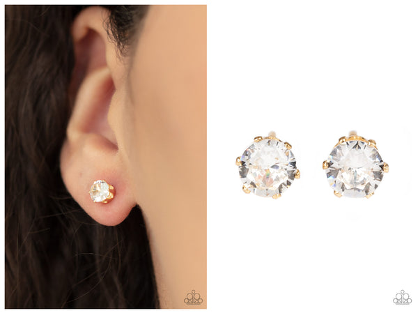 Delicately Dainty - Gold Post Earring