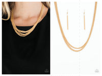 Backstage Bravado - Gold Necklace